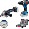 Bosch Professional Kombo set GSR 18V-65 (solo) + GWS 18V-11 (solo) + Pribor 0615A50091