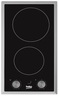 Beko ugradna ploča HDMC 32200 X, Staklokeramika, 2 zone kuvanja, 9 nivoa snage, crna
