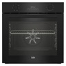 Beko ugradni set BBSE17320BD, Ventilatorska, Staklokeramika, 72 L zapremina rerne, 4 grejnih zona, crna