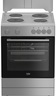 Beko električnii šporet FBE66000DS, Ringle, Konvencionalna rerna, siva