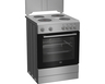 Beko električnii šporet FBE66000DS, Ringle, Konvencionalna rerna, siva