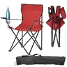 CHOMIK KAMPERSKA/RIBOLOVAČKA SKLOPIVA STOLICA CRVENA LEZBOL