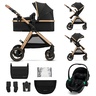 KINDERKRAFT ESME PRO KOLICA ZA BEBE 3U1 PURE BLACK KSESME00BLK300N
