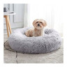 PETSI Plisani krevet za kucne ljubimce 100cm svetlo siva KOT05