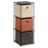 Vilde - Storage  Solutions  568099 - Metalna polica sa 3 korpe, 34,5 x 100 CM
