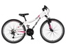 Bicikl junior 24 venssini parma x100 alu 24" alu 12" v-brake  18 brzina 132-155cm (xs) belo roze 1242065