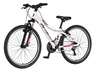 Bicikl junior 24 venssini parma x100 alu 24" alu 12" v-brake  18 brzina 132-155cm (xs) belo roze 1242065