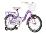 Bicikl kids visitor unicorn 16" 9" v-brake kontra 105-125cm (16") ljubičasti 1160122