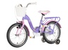 Bicikl kids visitor unicorn 16" 9" v-brake kontra 105-125cm (16") ljubičasti 1160122
