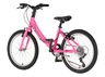 Bicikl junior 20 venssini parma alu 20" alu 12" v-brake  6 brzina 132-155cm (xs) roza 1203167