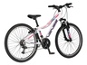 Bicikl junior 24 venssini parma x100 alu 24" alu 12" v-brake 18 brzina 132-155cm(xs) belo roze perla 1242057