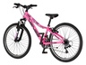Bicikl junior 24 venssini parma x100 alu 24" alu 12" v-brake  18 brzina 132-155cm (xs) roze 1242060