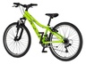 Bicikl junior 24 venssini parma x100 alu 24" alu 12" v-brake  18 brzina 132-155cm (xs) neon zeleni 1242058