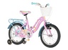 Bicikl kids visitor pearl 16" 9" v-brake  kontra 105-125cm (16") roze 1160127