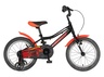Bicikl kids visitor redstriker 16" 9" v-brake  kontra 105-125cm (16") crno crveni 1160130