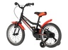 Bicikl kids visitor redstriker 16" 9" v-brake  kontra 105-125cm (16") crno crveni 1160130