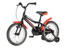Bicikl kids visitor redstriker 16" 9" v-brake  kontra 105-125cm (16") crno crveni 1160130