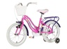 Bicikl kids visitor best friend 16" 9" v-brake  kontra 105-125cm (16") roze  neon uv sjaj 1160129
