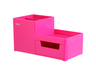 DELI STONI ORGANIZER  ABS, 1 FIOKA, 3 ODELJKA - PINK EZ25140