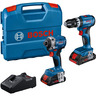 BOSCH Set GSB18V-45+GDR18V-215+2xPC4.0Ah+ GAL 0615A50069