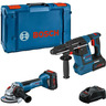 BOSCH Aku ugaona brusilica 18V-GWS+GBH+2x5.5A 0615990N33