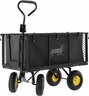 CHOMIK Baštenska transportna kolica, dvofunkcionalna XL – crna sa ceradom WOZ0115B