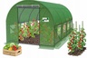 CHOMIK Baštenski plastenik tunel 4-segmentni Zeleni 6 x 3 x 2 M TUN5613