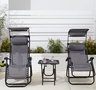 BOLZZ PODESIVA BAŠTENSKA FOTELJA SA TENDOM GRAY BOLFOTGRY