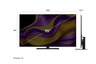 LG OLED TV OLED55G53LS, 4K Ultra HD, WebOS Smart TV, α11 AI Processor 4K Gen2, α11 AI Super Upscaling 4K, FILMMAKER MODE™, AI Chatbot