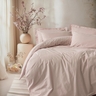 Dekordom Posteljina cb ranforce double - plain line - pudra