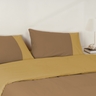 Dekordom Jastučnica cb asimetric set 2/1 50x70 - brown/mustard