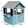 KINDER HOME Dečija drvena kućica za igru sa kuhinjom 2351