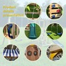 KINDER HOME Dečiji drveni set za igru na otvorenom 4 u 1 – tobogan 1,8 m, 2 ljuljaške, penjalica i mreža od konopaca, 308×318×244 cm SG3A