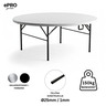 ePRO sklopivi baštenski sto Ø122 74cm, metal-plastika