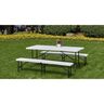 ePRO sklopiva baštenska klupa 183x43x28xcm, metal-plastika
