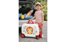Roll road happy pets dečiji kofer na točkićima - bela/crvena 49.910.48