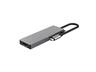 Adapter TRUST DALYX 5-IN-1 MULTIPORT/alu/siva