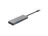 Adapter TRUST DALYX 5-IN-1 MULTIPORT/alu/siva