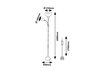 Rabalux Podna lampa Action Pro 74109