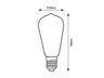 Rabalux LED vlakna Filament-LED 79157