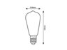Rabalux LED sijalica Filament-LED 79028