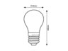 Rabalux LED vlakna Filament-LED 79139
