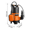 Potapajuća pumpa za prljavu vodu 400 W, 8.000 l/h – NEO TOOLS 04-745