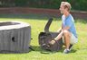 INTEX 4-PERSON GREYWOOD DELUXE ROUND BUBBLE SPA SET 28440NP