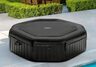 INTEX 6-PERSON ONYX BLACK OCTAGON COMBO SPA SET 28462