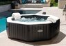 INTEX 4-PERSON ONYX BLACK OCTAGON COMBO SPA SET 28458