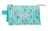 Pepe jeans sun prazna pernica sa 3 pregrade - tirkizna 61.143.41