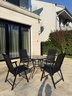 BOLZZ BAŠTENSKA GARNITURA SET 4 STOLICE + STO CRNA BOLBASGARBLK
