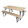 Drveni sto 200x80x76, 45x200x25 cm