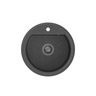 Quadron JOHNNY 210 GraniteQ,ugr Sudopera 1 kada,black dot/steel HCQC5151CZK
